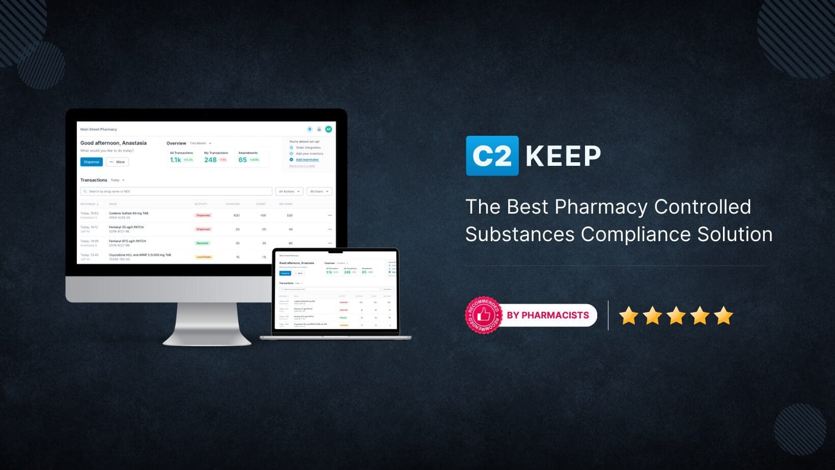 A banner showcasing C2 Keep.